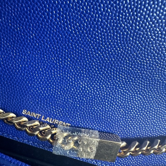Blue Medium YSL Saint Laurent Kate Bag. In Excellent condition. - Picture 7 of 13